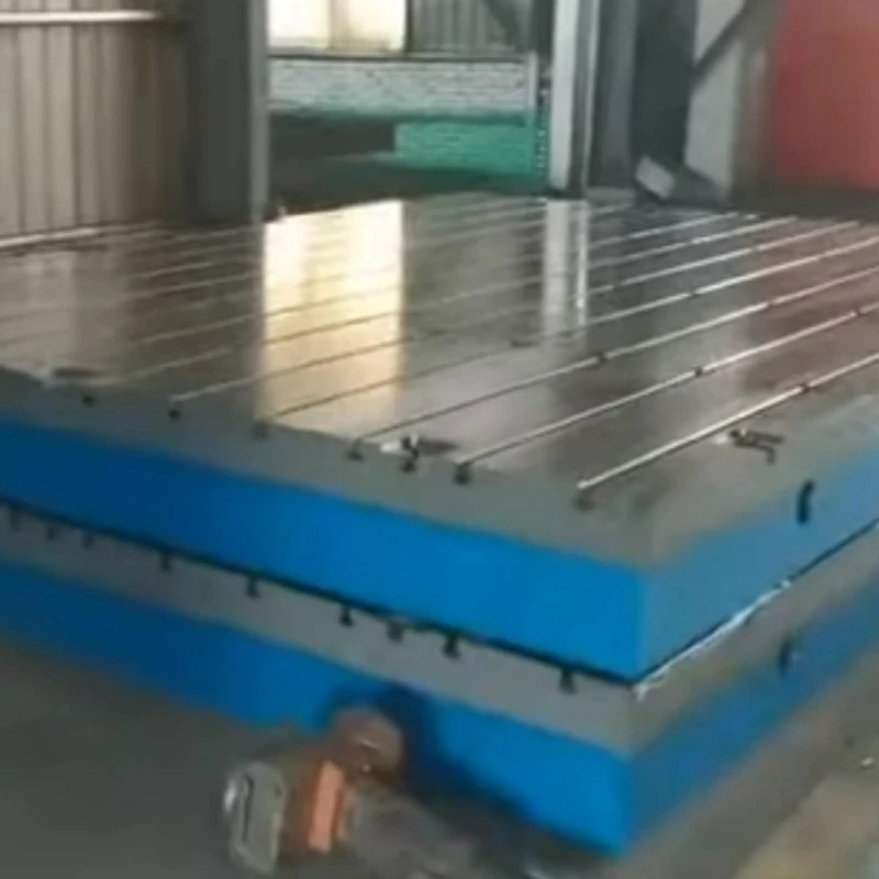 Ferdig ProduksjonsDisplay of Cast Iron T Slot Platform